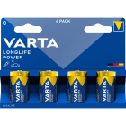 VARTA - Batterie Longlife Power Alkaline C Baby LR14 1.5V 1Bli=4Stk