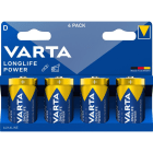 VARTA - Batterie Longlife Power Alkaline D Mono LR20 1.5V 1Bli=4Stk