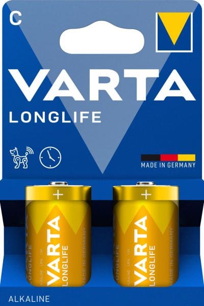 VARTA - Batterie Longlife Alkaline C Baby LR14 1.5V 1Bli=2Stk