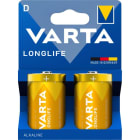 VARTA - Batterie Longlife Alkaline D Mono LR20 1.5V 1Bli=2Stk