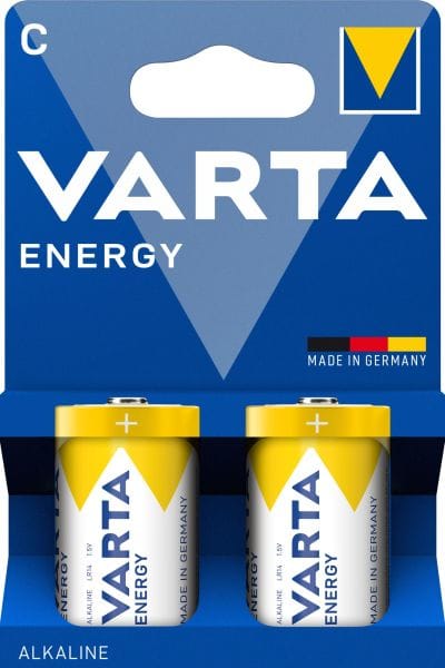 VARTA - Batterie Energy Alkaline C Baby LR14 1.5V 1Bli=2Stk