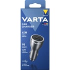 VARTA - Car Charger Box 12-24V 1xUSB A QC + 1xUSB C PD