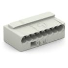WAGO - MICRO-Verbindungsdosenklemme, für eindrähtige Leiter, Ø max. 0,8mm, lichtgrau