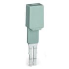 WAGO - Prüfadapter, 8, 3mm breit, für Prüfstecker Ø 4mm, grau