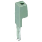 WAGO - Prüfadapter, 11, 6mm breit, für Prüfstecker Ø 4mm, grau