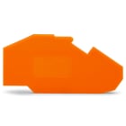 WAGO - Abschluss- und Zwischenplatte, 1,5mm dick, orange