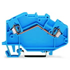 WAGO - 2-Leiter-Durchgangsklemme, 2,5mm², für Anwendungen Ex i geeignet, blau