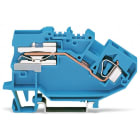 WAGO - 1-Leiter-N-Trennklemme, 6mm², CAGE CLAMP®, blau