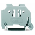 WAGO - Schraubenlose Endklammer, 10mm breit, für Tragschiene 35x15 und 35x7, 5, grau