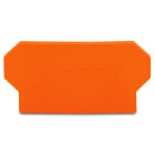 WAGO - Trennwand, 2mm dick, überstehend, orange
