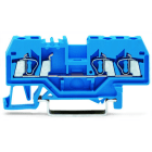 WAGO - 3-Leiter-Durchgangsklemme, 2,5mm², für Anwendungen Ex i geeignet, blau