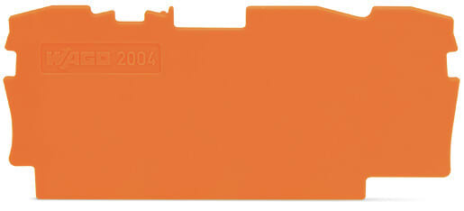 WAGO - Abschluss- und Zwischenplatte, 1mm dick, orange