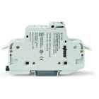 WAGO - 2-Leiter-Sicherungshalter, für Rundsicherungen 10x38mm, 13/32''x11/2'', 2-polig, lichtgrau
