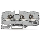 WAGO - 3-Leiter-Durchgangsklemme, 10mm², für Anwendungen Ex e II geeignet, grau