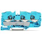WAGO - 3-Leiter-Durchgangsklemme, 10mm², für Anwendungen Ex e II u. Ex i geeignet, blau