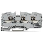 WAGO - 3-Leiter-Durchgangsklemme, 16mm², für Anwendungen Ex e II geeignet, grau