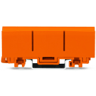 WAGO - Befestigungsadapter, für ein- und zweireihige Klemmen, Serie 2273, orange