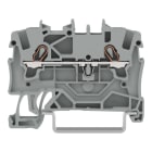 WAGO - 2-Leiter-Durchgangsklemme, 1,5mm², für Anwendungen Ex e II geeignet, grau