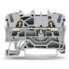 WAGO - 2-Leiter-Durchgangsklemme, 2,5mm², für Anwendungen Ex e II geeignet, grau