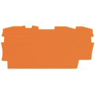 WAGO - Abschluss- und Zwischenplatte, 0,8mm dick, orange