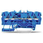 WAGO - 4-Leiter-Durchgangsklemme, 2,5mm², für Anwendungen Ex e II u. Ex i geeignet, blau
