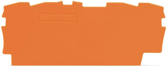 WAGO - Abschluss- und Zwischenplatte, 0,8mm dick, orange