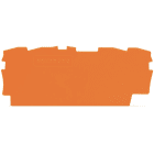 WAGO - Abschluss- und Zwischenplatte, 0,8mm dick, orange