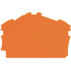 WAGO - Abschluss- und Zwischenplatte, 0,8mm dick, orange