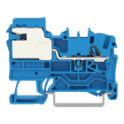 WAGO - 1-Leiter-N-Trennklemme, 2,5mm², Push-in CAGE CLAMP®, blau