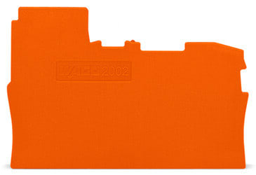 WAGO - Abschluss- und Zwischenplatte, 0,8mm dick, orange