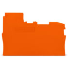 WAGO - Abschluss- und Zwischenplatte, 0,8mm dick, orange