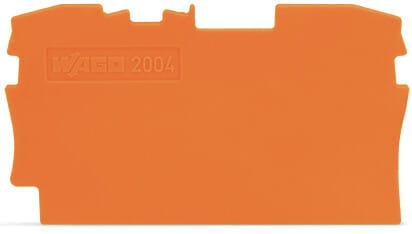 WAGO - Abschluss- und Zwischenplatte, 1mm dick, orange
