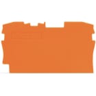 WAGO - Abschluss- und Zwischenplatte, 1mm dick, orange