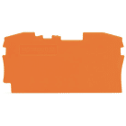 WAGO - Abschluss- und Zwischenplatte, 1mm dick, orange