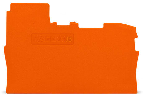 WAGO - Abschluss- und Zwischenplatte, 1mm dick, orange