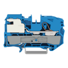 WAGO - 1-Leiter-N-Trennklemme, 16mm², Push-in CAGE CLAMP®, blau
