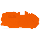 WAGO - Abschluss- und Zwischenplatte, 1mm dick, orange