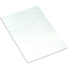 WAGO - Pappschilder, für Laserdrucker, 9, 5x25mm, weiß