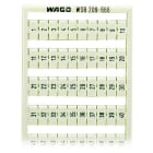 WAGO - WSB-Beschriftungskarte, als Karte, bedruckt, weiß, 1-50