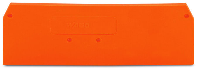WAGO - Abschluss- und Zwischenplatte, 2mm dick, orange