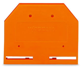 WAGO - Abschluss- und Zwischenplatte, 2,5mm dick, orange