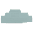 WAGO - Abschluss- und Zwischenplatte, 2,5mm dick, grau