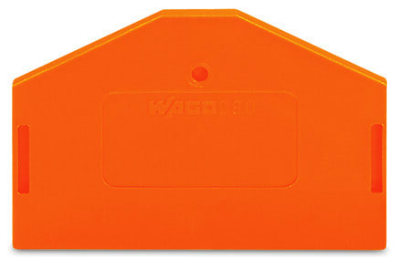 WAGO - Abschluss- und Zwischenplatte, 2,5mm dick, orange