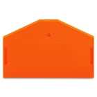 WAGO - Abschluss- und Zwischenplatte, 2,5mm dick, orange