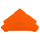 WAGO - Abschluss- und Zwischenplatte, 1mm dick, für Vierstockklemmen, orange