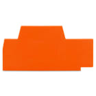 WAGO - Abschluss- und Zwischenplatte, 2,5mm dick, orange