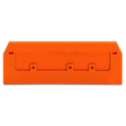 WAGO - Abschluss- und Zwischenplatte, 2,5mm dick, orange