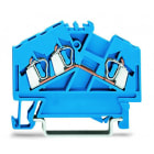 WAGO - 3-Leiter-Durchgangsklemme, 2,5mm², für Anwendungen Ex i geeignet, blau