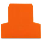 WAGO - Abschluss- und Zwischenplatte, 2,5mm dick, orange
