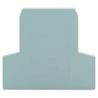 WAGO - Abschluss- und Zwischenplatte, 2,5mm dick, grau